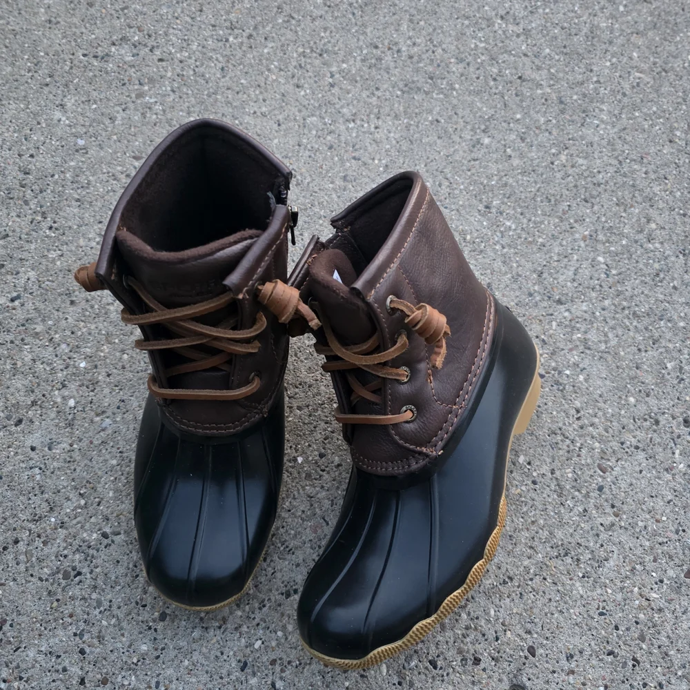 Sperry Insulated Waterproof Duck Boots Youth Girls 6Y